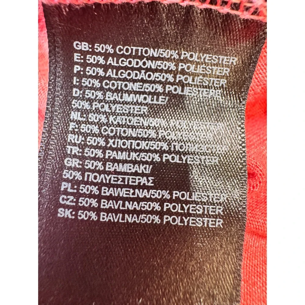 The North Face Men's XXL Red T-Shirt‎ Never Stop Exploring Graphic USA Made Vtg